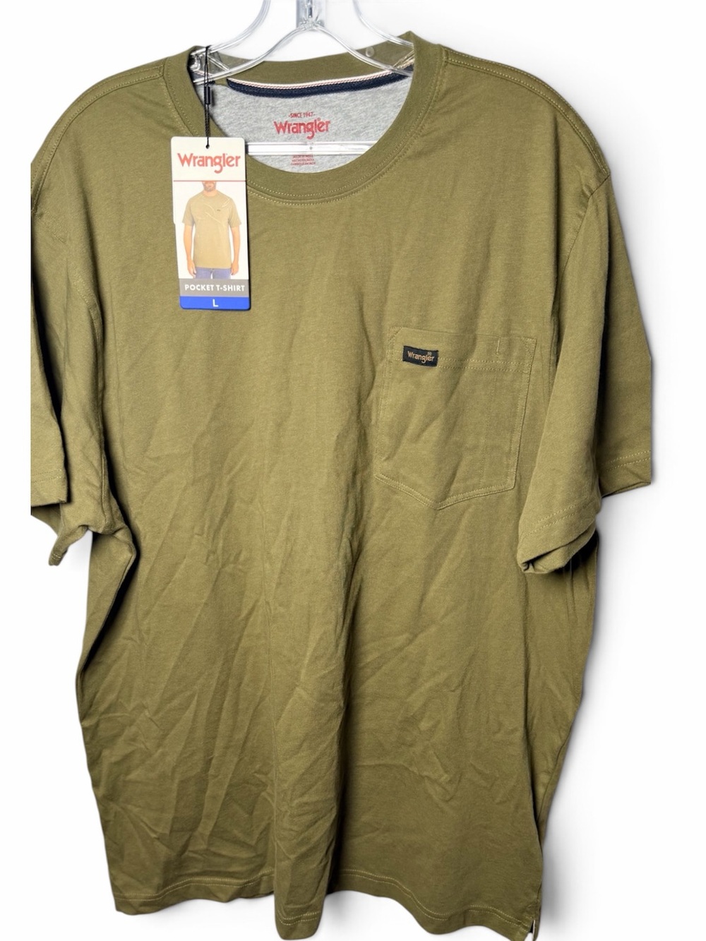 Wrangler Olive Pocket Short Sleeve Tee